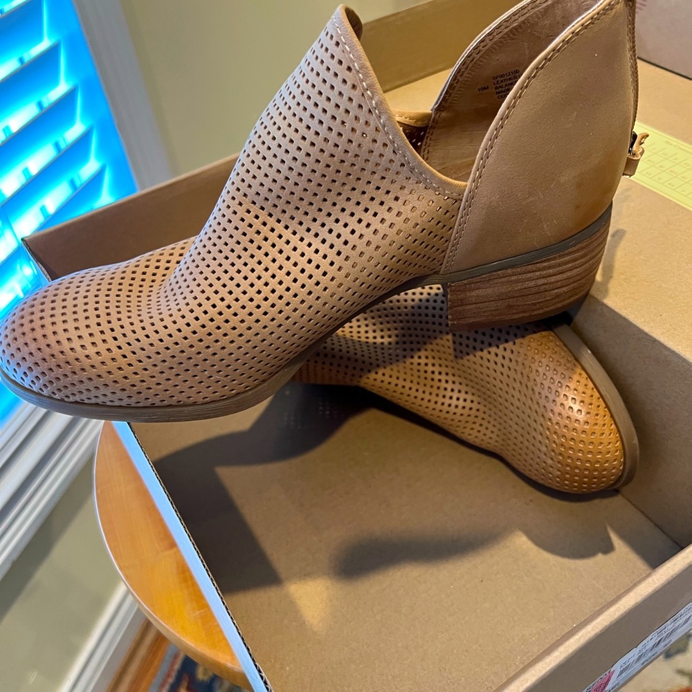 Cute booties by SOFTT.  Quality leather comfort.